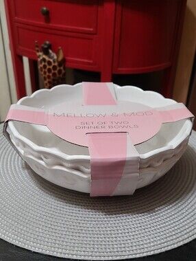 Mellow & Mod Ceramic Dinner Bowl Set